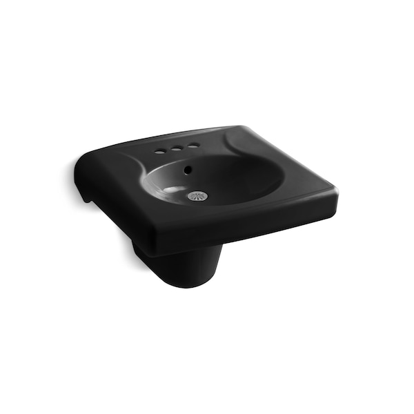 Kohler Brenham Wall-Mount Lav & Shroud w/ 4" Centerset 1999-4-7 - main